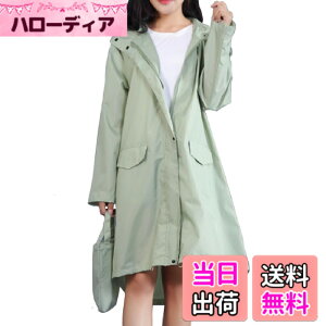 �y���������z[three Joy] �y������ꃌ�C���R�[�g�z���[�o�b�O�t�� ���f�B�[�X �|���`�� �W�b�v�A�b�v �{�^�� ���R�d�l �t�[�h 6�J���[ M-2XL �F�F�O���[���A�T�C�Y�F2XL