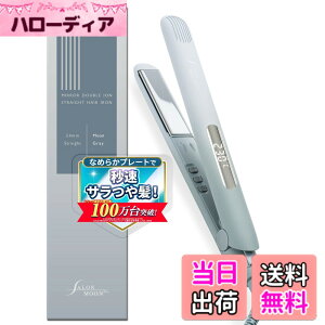 �y���������zSALONMOON �T�������[�� �X�g���[�g �w�A�A�C���� 24mm ���[�� �O���[ ���[�� �s���N �~���[�_�u���C�I�� �X�g���[�g�A�C���� �J�[�� ���ł��� 2WAY �R�e �����Y �ɂ� �}�C�i�X�C�I��