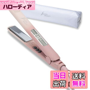 �y���������zSALONMOON �T�������[�� �X�g���[�g �w�A�A�C���� 24mm ���[�� �O���[ ���[�� �s���N �~���[�_�u���C�I�� �X�g���[�g�A�C���� �J�[�� ���ł��� 2WAY �R�e �����Y �ɂ� �}�C�i�X�C�I��