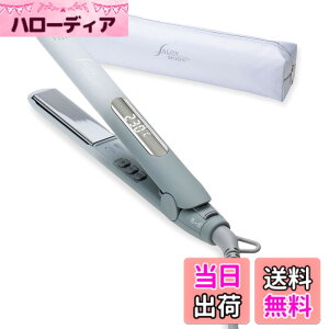 �y���������zSALONMOON �T�������[�� �X�g���[�g �w�A�A�C���� 24mm ���[�� �O���[ ���[�� �s���N �~���[�_�u���C�I�� �X�g���[�g�A�C���� �J�[�� ���ł��� 2WAY �R�e �����Y �ɂ� �}�C�i�X�C�I��