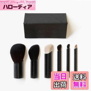 �y���������zSHAQUDA �~�X�~ 6�u���b�V�����g���C�A���O���P�[�X MISUMI 6 Brushes �� Triangle case [SCENE35] �F�F�u���b�N