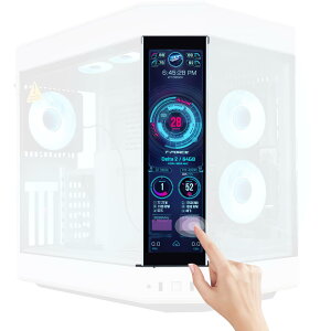 yzGeeekPi 12.6C` IPS LCDXN[j^[ FHD 1920x515fBXvCADIY Y60 PCP[XCPU GPUZJ_j^[plɓKAfAXs[J[AvOAhvCAő10