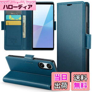 �y���������zXperia 10 VI SO-52E �P�[�X �蒠�^ ���z�^ �J�[�h�|�P�b�g�t�� Sony �G�N�X�y���A10vi / SOG14 / A402SO / XQ-ES44 �p �g�уJ�o�[ �J�[�h���[ Uovon �X�}�z�P�[�X �������U�[ �ϏՌ� �S�ʕی� �X