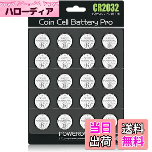 �y���������zPOWEROWL 20�� CR2032 �d�r���`�E�� �{�^�� �d�r 3V CR2032 �R�C���`�d�r(DL2032 / KCR2032 / BR2032 / ECR2032/)