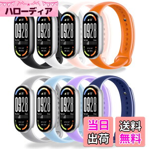 �y���������z[Monuary] 8�F Xiaomi Smart Band 10/9/8�ƌ݊����̂�������p���X�g�o���h�A�_�炩��TPU���A�ʋC���A�h���A�v���ȉ�̗̂̍p