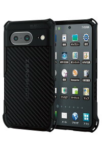 �y���������z�G���R�� Google Pixel 8 �P�[�X �ϏՌ� ZEROSHOCK �n�j�J���\�� �l�p�_���p�[ �O���b�v�e�N�X�`���[ ���C�����X�[�d�Ή� �X�g���b�v�z�[���t�� �u���b�N PMWP233ZEROGBK