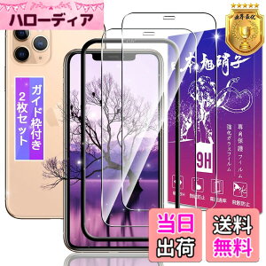 �y���������z�y2���Z�b�g�z �Ή� iPhone X / iPhone XS / iPhone 11 pro �K���X�t�B���� 2�� �y�K�C�h�g�t�� ���{���f�ވ��Ɏq�� �z �\�ʍd�x9H �Ή� iPhoneX / iPhoneXS / iPhone11pro �t�B���� �����K���X �t�� 