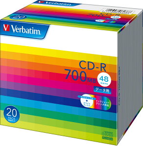 yzo[xC^Wp(Verbatim Japan) 1L^p CD-R 700MB zCgv^u 48{ SR80SP20V1