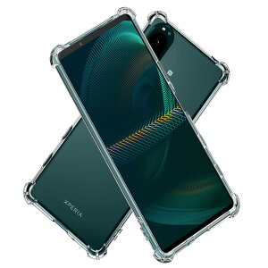 yzHy+ Xperia5 III ϏՌ P[X SO-53B SOG05 A103SO XQ-BQ42 Jo[ Xgbvz[ ČRMILKi NA Ռz|Pbg TPU P[X GNXyA 5III