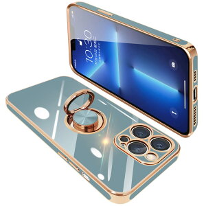 yziPhone13 pro P[X Ot ACtH13pro O Jo[ ϏՌ TPU bLH 360°] X^h@\ ԍڃz_[ Xgbvz[t 6.1C`iO[j