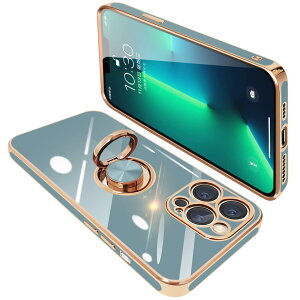 yziPhone13 Pro Max P[X Ot ACtH13promax O Jo[ ϏՌ TPU bLH 360°] X^h@\ ԍڃz_[ Xgbvz[t 6.7C`iO[j