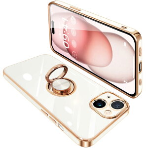 yziPhone15 P[X Ot ACtH15 O Jo[ ϏՌ TPU 360°] X^h@\ bLH ԍڃz_[ Xgbvz[t 6.1C`izCgj