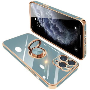 yziPhone11 Pro Max P[X Ot ACtH11promax O Jo[ ϏՌ TPU bLH 360°] X^h@\ ԍڃz_[ Xgbvz[t 6.5C`iO[j