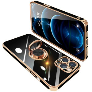 yziPhone12 Pro Max P[X Ot ACtH12promax O Jo[ ϏՌ TPU bLH 360°] X^h@\ ԍڃz_[ Xgbvz[t 6.7C`iubNj