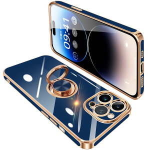 yziPhone14 Pro Max P[X Ot ACtH14ProMax O Jo[ ϏՌ TPU 360°] X^h@\ bLH ԍڃz_[ Xgbvz[t 6.7C`(u[)