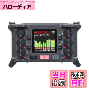 �y���������zZOOM �Y�[�� F6 �t�B�[���h���R�[�_�[ 6�`�����l�� 6���́^14�g���b�N�^���\�ȃt�B�[���h���R�[�_�[�^�~�L�T�[�i 6�g���b�N�{6�o�b�N�A�b�v�{2�X�e���I�j32bit�t���[�g�^���Ή� 