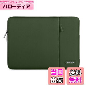 �y���������zMOSISO ���b�v�g�b�v �X���[�u�o�b�O�A�Ή��@�� Laptop 16�C���`�A�|���G�X�e�� ���� �ی� �c�^�P�[�X �|�P�b�g�t��(�A�[�~�[ �O���[��)