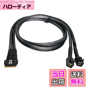 �y���������zNFHK PCI-E �E���g���|�[�g �X�������C�� SAS �X���� 4.0 SFF-8654 8i 74�s�����f���A�� SFF-8643 4i Mini SAS HD�P�[�u�� PCI-Express