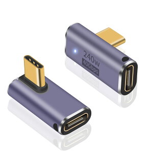 yzPoyiccot USB C L A_v^Ay240W ̋}[d & 40Gbps f[^] & 8K@60HzrfIózUSB C LRlN^  USB Type C L^ ϊA_v^ LEDCgt ΉThunderbolt 4/3AMacBook Pro/A
