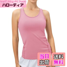 【送料無料】[Sillictor] スポーツインナー タンクトップ レディース ノースリーブ コンプレッション インナーシャツ キャミソール パワーストレッチ アンダーウェア [UVカット・冷感速乾] 2002lpk-S