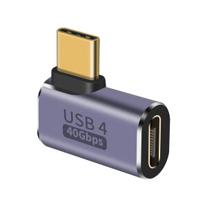 �y���������zDuttek USB Type C �ϊ��A�_�v�^, 40Gbps L�� USB C�A�_�v�^�A90�x���pL�^USB C�A�_�v�^��8k@60HZ��100W 5A�̋}���[�d���T�|�[�g�AThunderbolt 3/4��USB Type C�C���^�[�t�F�[�X�f�o�C�X�ƌ݊�������