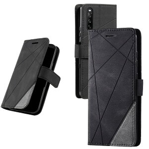 �y���������zUnivoColors Sony Xperia 10 III�iSO-52B/SOG04�j/Sony Xperia10 III Lite�iXQ-BT44�j���p�蒠�^�P�[�X �J�[�h���[ �X�^���h�@�\ �T�C�h�}�O�l�b�g TPU�P�[�X �y�� �X�g���b�v�t�� QI�[�d�Ή� ���u���@