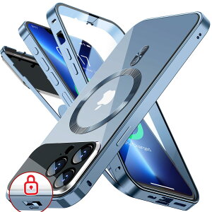 yzRosycoveryV̈̌^YEJjJbNziPhone 13 Pro Max p P[X Mag-safeΉ[360°SʕیEʋKX][{̂̐FECD Mag-safeO]}OZ[t CX[d