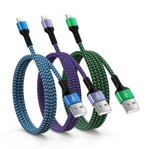 yzOcbuo Lightning P[u iPhone [dP[u 3{/MFiF usb A CgjOP[u ACtH [dP[u }[dR[h X}z gя[dpP[u iPhone14/13/12/11/8/iPad/Air Pods/Ma