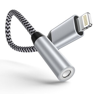 yzOcbuo iPhone ϊA_v^ Cz Lightning - 3.5mm Cz ϊP[u MFiF CzEwbhzA_v^[ CgjO 3.5mm ϊ ʘb/ʒ/yΉiPhone14/13/12/11/iPad