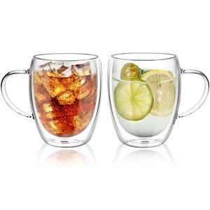 �y���������zQuiExact �_�u���E�H�[���O���X 350ml 2�Z�b�g �ۗ� �ۉ� �ϔM ��d �O���X �_�u���E�H�[�� �R�b�v ���I���Ȃ��O���X ��d�O���X �A�C�X�R�[�q�[ �O���X �}�O�J�b�v �K���X ��d�\