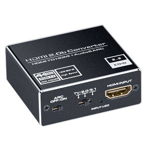 yzELEVIEW HDMI  4K(60Hz)/1080p(120Hz)EHDCP2.2Ή (fW^ SPDIF 3.5mmXeI~j) PS5/PS4pro/Nintendo Switch/Fire TVȂǂɓKp HDMI2.0 fW^I[fB HDMIA_v^[ EHD-806N