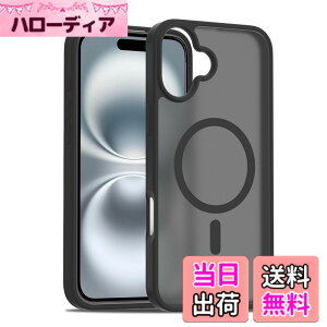 �y���������zPRODELI �P�[�X For iPhone 16 Plus ��p �J�o�[ MagSafe�Ή� �ČRMIL�K�i �ی�J�o�[ �ϏՌ� �w��h�~ ���C�����X�[�d�Ή� �����h�~ �����Y�ی� ���΂݂Ȃ� �X�}�z�P�[�X �Ή� �A�C�t�H�� 