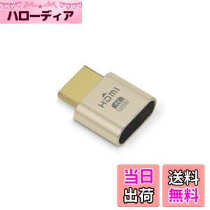 �y���������zRongdeson HDMI �_�~�[�v���O ���z�f�B�X�v���C 4K @ 60Hz DDC EDID �G�~�����[�^�[ �R�l�N�^�A1920x1080 - 4096x2160 ���T�|�[�g - 1 �� �S�[���h