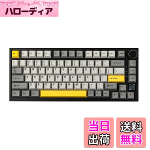 �y���������zEPOMAKER Ajazz AK820 Pro 75%�Q�[�~���O�L�[�{�[�h �K�X�P�b�g�}�E���g TFT�X�}�[�g�f�B�X�v���C���m�u�t�� 3���[�h(Bluetooth 5.1/2.4G���C�����X/Type-C�L��) �����t�H�[������ ���J�j�J���L