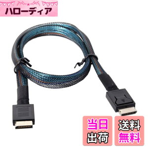 �y���������zchenyang OCuLink PCIe PCI-Express SFF-8611 4i - OCuLink SFF-8611 SSD �f�[�^�A�N�e�B�u�P�[�u�� 50cm