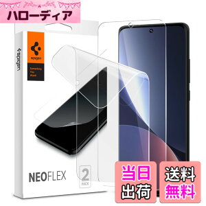�y���������zSpigen NeoFlex �t�B���� Xiaomi 12 �� 12X �p �S�ʕی� TPU�f�� �V���I�~ 12 �� 12X �Ή� �\�蒼�����\ �t���J�o�[ 2����