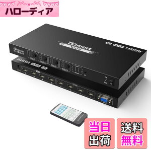 �y���������zTESmart HDMI �}�g���b�N�X 4����4�o�� PAP�@�\ �؂�ւ��� HDMI ���z�� 4K@30Hz 4PC4�f�B�X�v���C�p �ؑ֊� �X�v���b�^�[ �}���`�r���[���[�h EDID�@�\ �V�[���v���Z�b�g�@�\ �������@�\ R