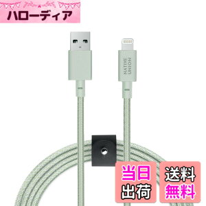 �y���������zNative Union BELT Cable XL - 10�t�B�[�g �����͕⋭ [MFi�F��] �ϋv�����C�g�j���O����USB�[�d�P�[�u���A���U�[�X�g���b�v�t���AiPhone 14�AiPhone 13�AiPhone 12����т���ȑO�̃��f���ɑΉ�