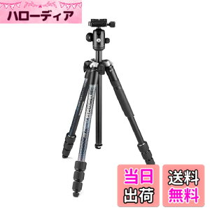�y���������zManfrotto Element MII �A���~�O�r 4�i �� 180°�܂肽���ݎ� �c�C�X�g���b�N �ő�ω׏d8kg ��჌�t�Ή� MKELMII4BK-BH �L�����[�o�b�O�t��