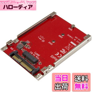 �y���������zStarTech.com M.2 - U.2�ϊ��A�_�v�^/M.2 PCIe NVMe SSD�Ή�/PCI Express M.2�h���C�u - 2.5�C���`U.2(SFF-8639)�z�X�g�A�_�v�^/M.2 SSD�ϊ�(���b�h) U2M2E125