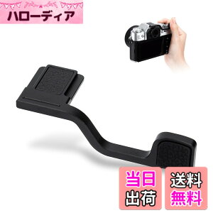 �y���������zJJC �T���O���b�v �T�����X�g Fuji X-T50 XT50 �J�����K�p �����ȒP �}�C�N���t�@�C�o�[���U�[&�V���R���p�b�h�t�� �J�����z�[���h�������߂� �u���b�N