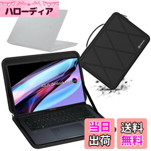 �y���������zSmatree �n�[�h EVA �ی�X���[�u�P�[�X 14.5�C���` ASUS Zenbook Pro 14 Duo OLED�A ASUS Zenbook Pro 14 OLED�A ASUS Vivobook S 14 OLED K5404 �ȂǂɓK�p �n�[�h�P�[�X 360�x�ϏՌ� �h��(X8252)