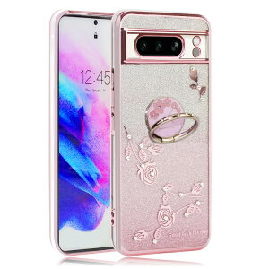 �y���������zJOOBOY Google Pixel 8Pro �P�[�X �����O�t�� �N���A �L���L�� ���b�L���H �ԕ� �\�t�g�P�[�X TPU ���^ ������� ���킢�� �Ռ��z�� �u�����h �O�[�O�� �s�N�Z�� 8�v�� �J�o�[ (���[�Y�S