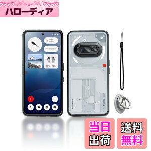 �y���������zKONXISA �p Nothing Phone (3a) �P�[�X �ی�P�[�X �J�o�[�y�y���^ PC�f�� �X�}�z �P�[�X �����O�u���P�b�g �X�^���h�@�\ �o���p�[�J�o�[ �����Y�ی� �ϋv�� �ϏՌ� �S�ʕی�J�o�[ �g��