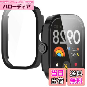 �y���������zUIUIKA For Redmi Watch 5 �J�o�[ �V���I�~(Xiaomi) Redmi Watch 5 �ی�P�[�X �����K���X�t�B����&PC�t���[�� �����h�~ �Ռ��z�� �X�N���b�`�h�~ �h�o�h�� �w��h�~ �y�ʔ��^�݌v�i�u���b�N)