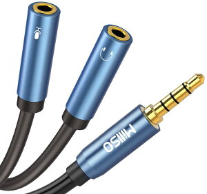 �y���������z3.5mm�ϊ��A�_�v�^�P�[�u�� MillSO �C���z���E�}�C�N���z Y����W���b�N �R�l�N�^�P�[�u�� 3�Ƀ��Xx2-4�ɃI�X �w�b�h�Z�b�g �ϊ��P�[�u�� �C���z���X�v���b�^�[ �I�[�f�B�I�ϊ��P