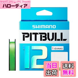 【送料無料】シマノ(SHIMANO) PEライン ピットブル 12本編み 200m 1.0号 サイトライム 23.4lb PL-M62R 釣り糸 ライン 1号