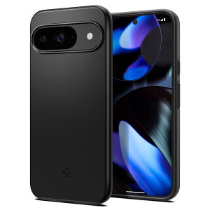 yzSpigen Pixel 9 / 9 Pro P[X ^ ϏՌ y 炳 ČRMILKi擾 2d\ Yی wh~ C菝h~ }bgdグ CX[dΉ VEtBbg ACS07697(ubN