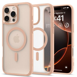 yzSpigen iPhone 16 Pro P[X MagSafeΉ  NA Xgbvz[ ČRMILKi EgEnCubhE}OtBbg ACS08694 (tXgE[YE`^jE)