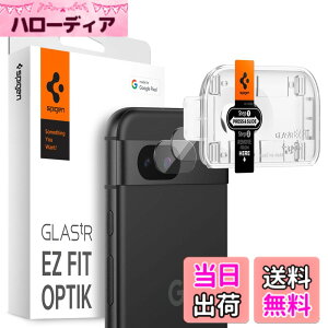 �y���������zSpigen Google Pixel8a �K���X�t�B���� �J�����t�B���� �ی� �J���� �����Y 2���� Glas tR EZ Fit Optik AGL07465